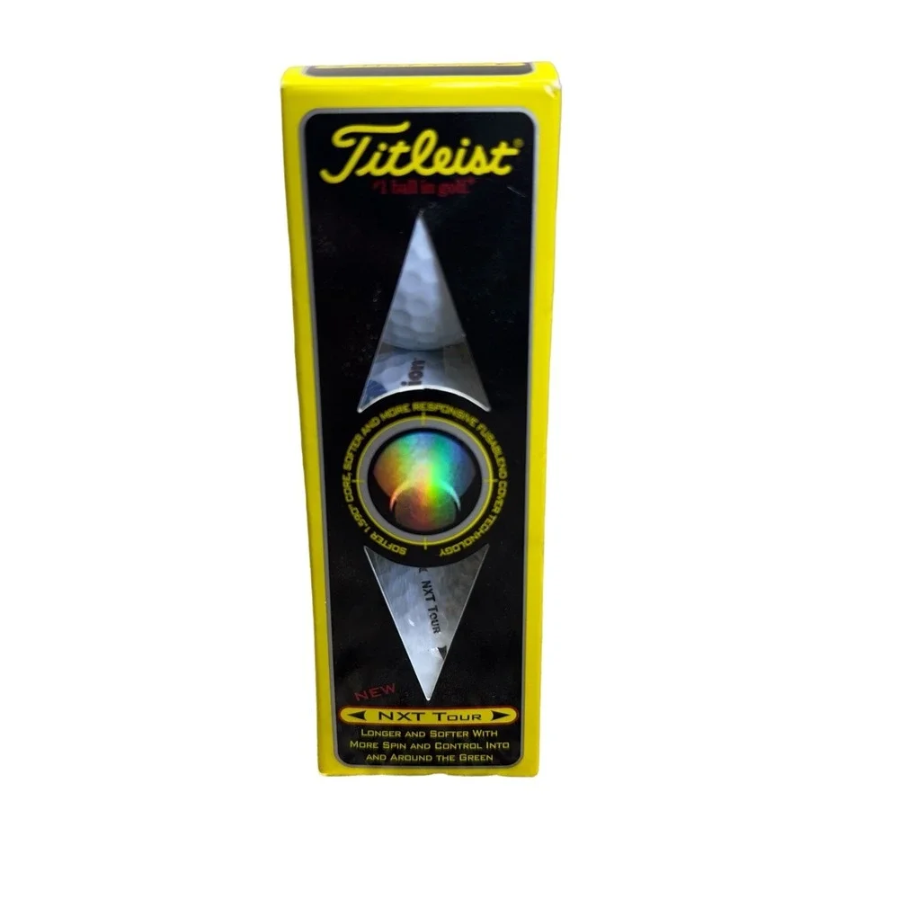 Titleist NXT Tour Golf Balls‎ (3) Longer And Softer NEW